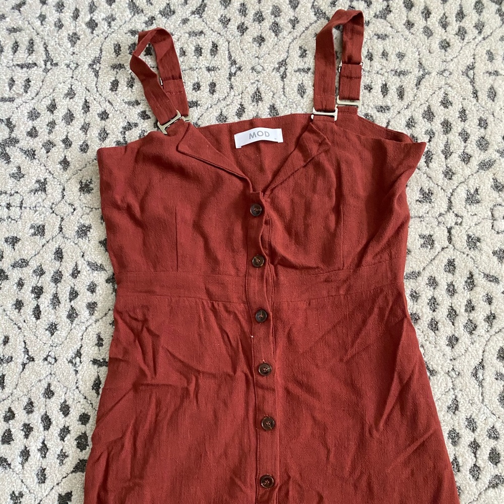 SOLD Overall dress never worn